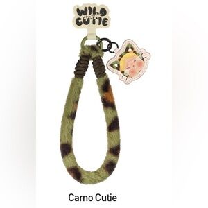 Pop Mart Popmart Crybaby Wild But Cutie Series Phone Charm Blind Box Camo Green